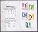 China 1980 - Prima aniversare a revenirii la Comitetul Olimpic Internațional, Carnet, MNH
