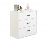 Dulap, &Ccedil;ilek, White Dresser, 75.5x75.1x41.5 cm, Multicolor, Cilek