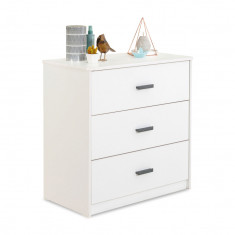 Dulap, Çilek, White Dresser, 75.5x75.1x41.5 cm, Multicolor