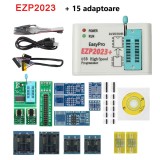 Kit programator Eeprom EZP2023 + 15 adaptoare
