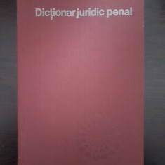 DICTIONAR JURIDIC PENAL - Antoniu, Bulai, Chivulescu