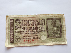 Germania - 20 Reichsmark - L2 foto