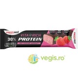 Baton Proteic 30% cu Capsuni fara Gluten si Zahar Adaugat - Vita Rich 60g