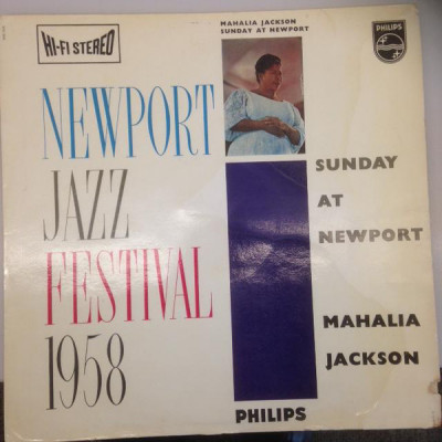 Vinil Mahalia Jackson &amp;lrm;&amp;ndash; Newport 1958 (VG+) foto