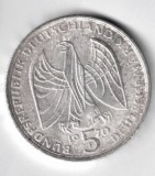 GERMANIA 5 MARCI 1970 F BEETHOVEN ARGINT STARE AUNC UNC
