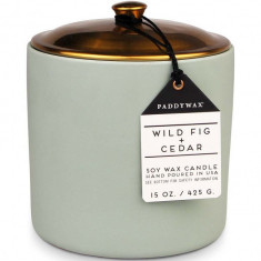Paddywax lumanare parfumata de soia Wild Fig & Cedar 425 g