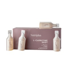 NUTRIPLUS Shot L-Carnitina 12 A 50 ml , 12 flacoane pentru energie ardere