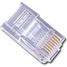 MUFA RJ-45 GEMBIRD pt. cablu UTP, Cat5e, RJ-45 (T), plastic, 10 buc, &quot;PLUG3UP6/10&quot;
