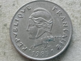 POLINEZIA FRANCEZA-10 FRANCS 1985