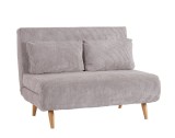 Cumpara ieftin Canapea extensibila otel textil taupe Walker 120x83x88 cm