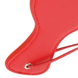 DARKNESS - RED ROUNDED FETISH PADDLE, DARKNESS SENSATIONS