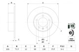 BOSCH 0 986 479 717 Disc frana