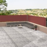 Copertina Laterala Retractabila Gossi, 117x1200 cm, Maro, Poliester, Protectie UV, Vant si Intimitate, Gradina/Terasa