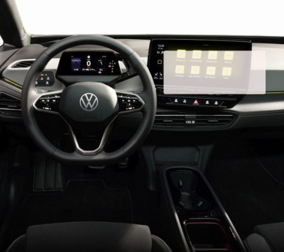 Folie Protectie Navigatie Volkswagen ID.3 2023+, Duragon, protectie Display Navigatie, silicon Transparent, Anti-zgarieturi, kit instalare foto