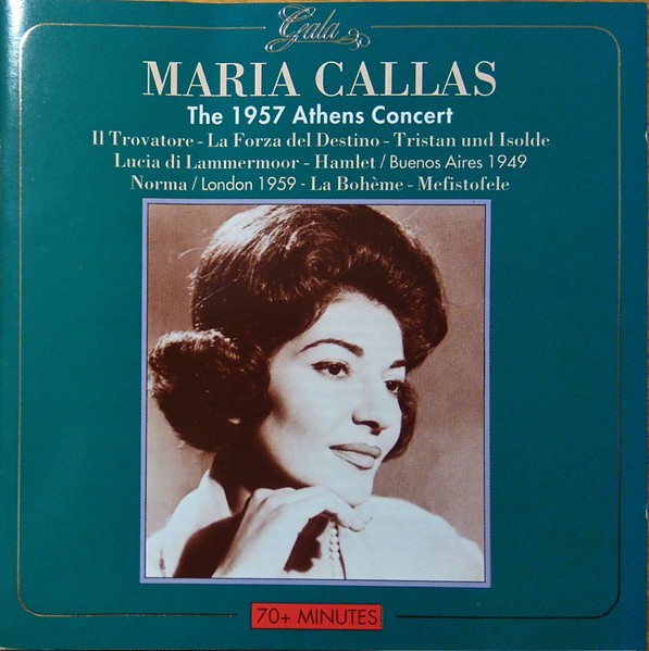 CD Maria Callas &ndash; The 1957 Athens Concert (NM)
