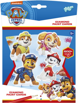 Set creativ diamond painting Paw Patrol, Patrula Catelusilor, Totum foto