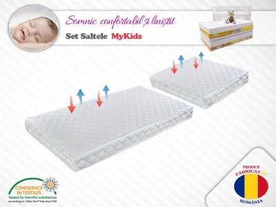 Set Saltea copii MyKids spuma Relax 120x80x08 + 50x80x08 (cm) GreatGoods Plaything foto