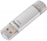 Cumpara ieftin Stick USB Hama C-Laeta 124161, 16 GB, USB 3.1 Type-C/USB 3.0 (Gri)