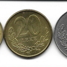 Albania lot 4 monede