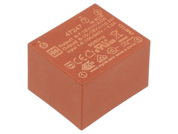 Convertor AC/DC 4W 15V pentru PCB