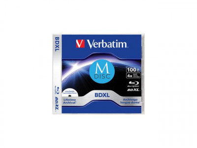 Verbatim M-DISC BD-R 4x 100 GB Inkjet Printable foto