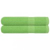VidaXL Prosoape saună 2 buc Verde măr 80x200 cm 360 g/m&sup2; 100% bumbac 137031