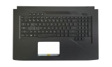 Carcasa superioara cu tastatura palmrest Laptop, Asus, ROG Strix GL703VM, iluminata RGB, 90NB0GL1-R31US, layout US