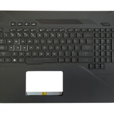 Carcasa superioara cu tastatura palmrest Laptop, Asus, ROG Strix GL703VM, iluminata RGB, 90NB0GL1-R31US, layout US