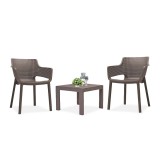 Cumpara ieftin Set mobilier de grădină pentru balcon Roeva, model cappuccino