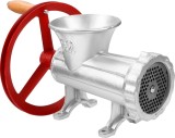 Cumpara ieftin Mașină manuală de tocat carne nr. 32 KraftDele KD4194, din aliaj de fontă galvanizată, cu 3 site și accesorii pentru c&acirc;rnați