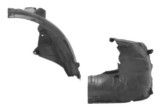 Carenaj roata Opel Corsa D, 07.2006-12.2014, partea Dreapta, Punte Fata partea din spate , 13187359, 5558FP-3, ABS+PVC, Rapid