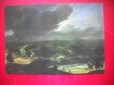 HOPCT 25011 MARINA- LUDOLF BACKHUYSEN 1631-1708 - CP PICTURA- ROMANIA - NECIRCULATA