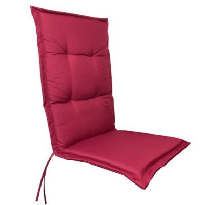 Perna hidrofuga pentru scaun cu spatar inalt Jemidi, 120 x 50 cm, Bordo, Poliester, 55522.26 foto