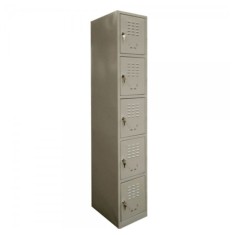 VESTIAR METALIC CU 5 USI fara accesorii, 312x500x1800 mm (LxlxH), ECO+