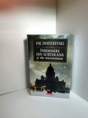 Insemnari din subterana si alte microromane - Dostoievski