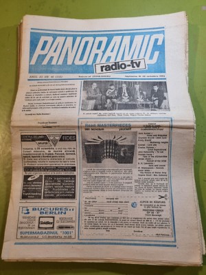 panoramic radio tv 16 - 22 noiembrie 1992 foto