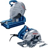 Bosch GCO 14-24 J + GKS 140 - Debitator metale stationar 2400 W 355x25.4 mm + Fierastrau circular 1400 W 184x20 mm