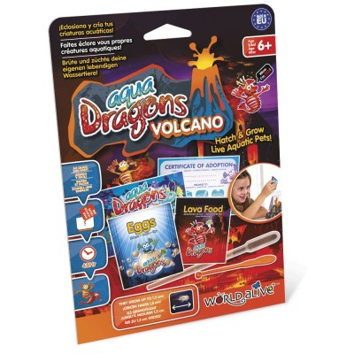 Set educativ STEM - AQUA DRAGONS Vulcan, dragoni rosii - kit reumplere starter foto
