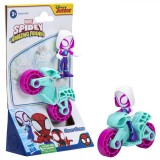 SPIDERMAN SET MOTOCICLETA SI FIGURINA GHOST SPIDER 6CM