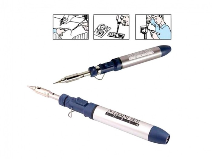 Ciocan de lipit cu gaz reincarcabil sau Letcon de lipit cu gaz, Soldering Iron