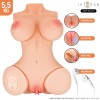 Masturbator Torso INTENSE DEEP TOUCH Vero cu Suctiune si Caldura