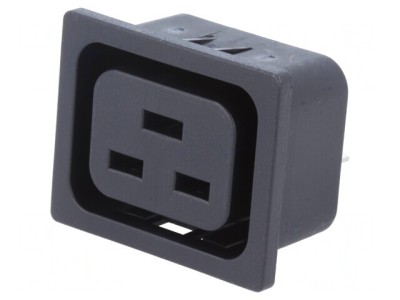 Conector Alimentare AC Soclu Mamă 16A 250V foto