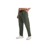 Pantaloni casual de exterior pentru bărbați, cu talie elastică, chinos conici din bumbac &ndash; Negru L