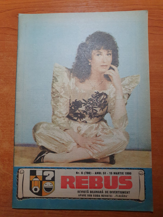 revista rebus 15 martie 1990 - revista de divertisment - total necompletata