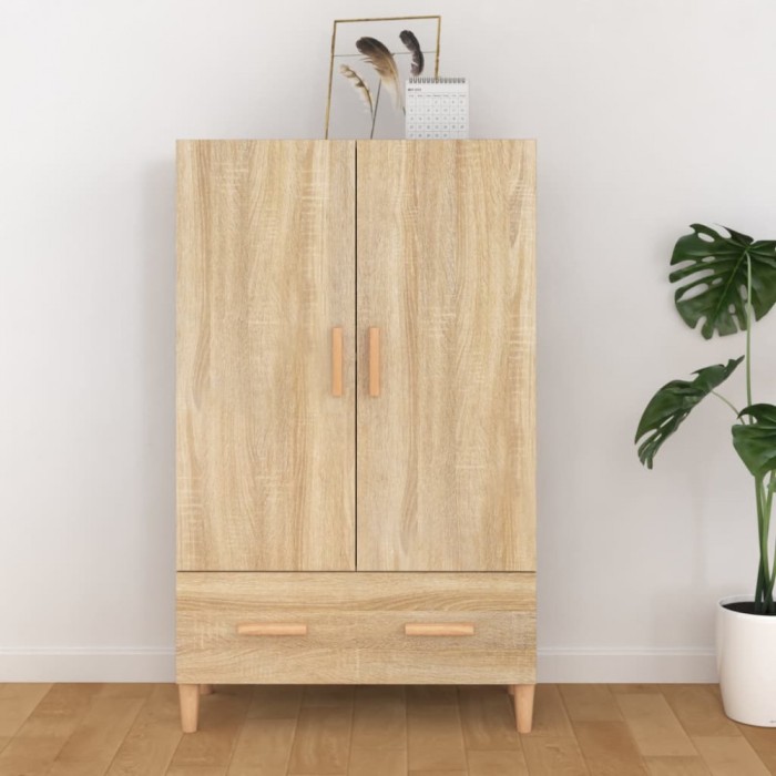 vidaXL Dulap &icirc;nalt, stejar sonoma, 70x31x115 cm, lemn prelucrat 812531