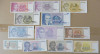 YUGOSLAVIA / IUGOSLAVIA , LOT 12 BANCNOTE DIN 1990 / 1991/ 1992 / 1994 (187) UNC