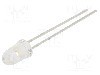 Dioda LED, 5mm, ro&amp;#351;ie, 1000mcd, 20mA, 2,4V, EVERLIGHT - 383-2SDRC/S530-A3