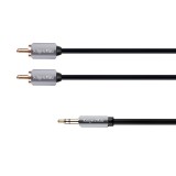 Cablu 3.5st-2RCA t-t 3m K&amp;M