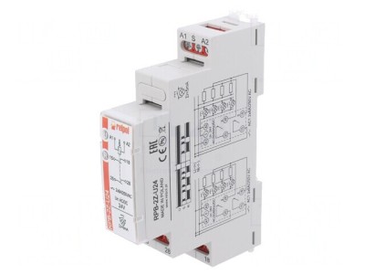 Releu bistabil DPST-NO 8A 24V foto