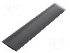 Tub termocontractant, 38.1mm, 1m, neagra, TASKER - GTM 3819 BK